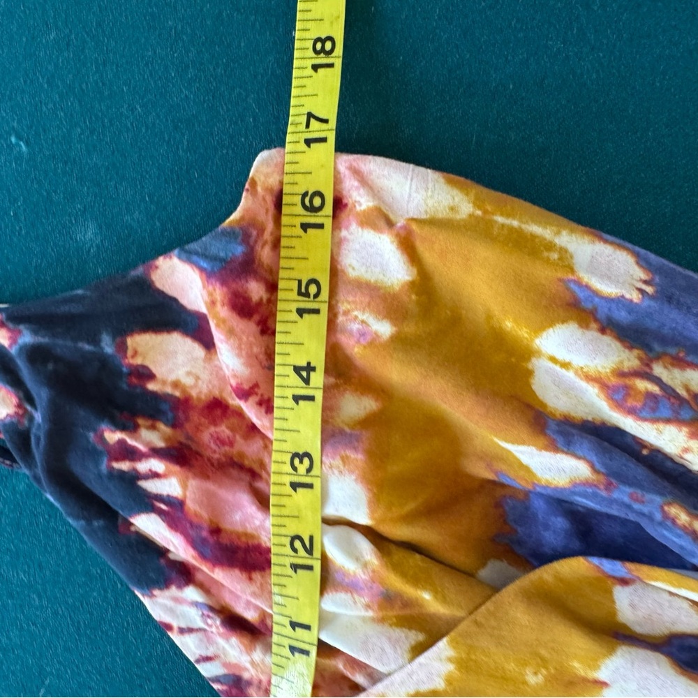 One Clothing Los Angeles Tie-Dye Maxi Dress Size Medium Colorful Bohemian Chic - Picture 10 of 11